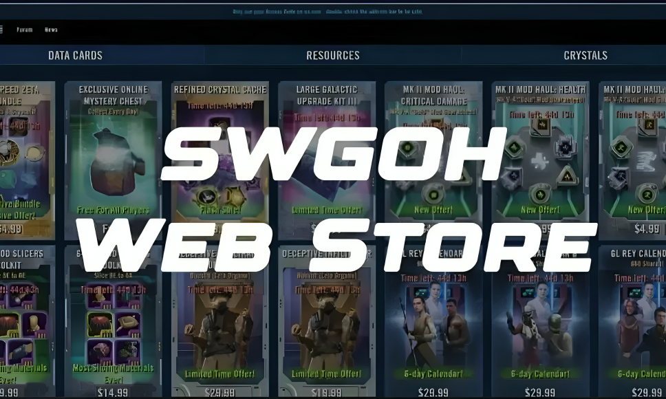 SWGOH Webstore: A Comprehensive Guide for Players